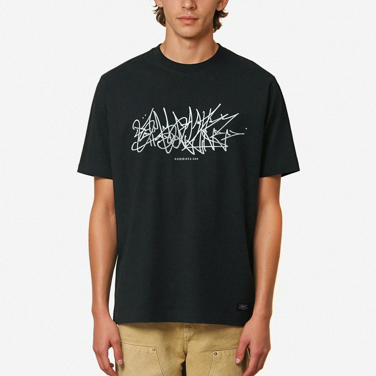 90's Deadstock Reminisce Rayonシャツ M 12on12 | The Rammellzee Signature T-shirt