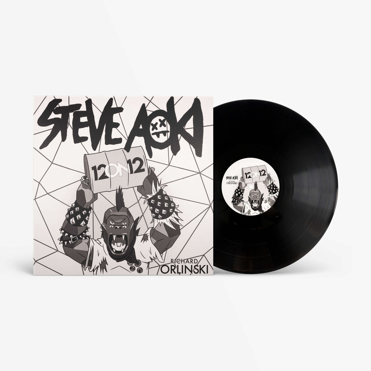 Steve Aoki x Richard Orlinski Vinyl Record, Year Zero - 12on12