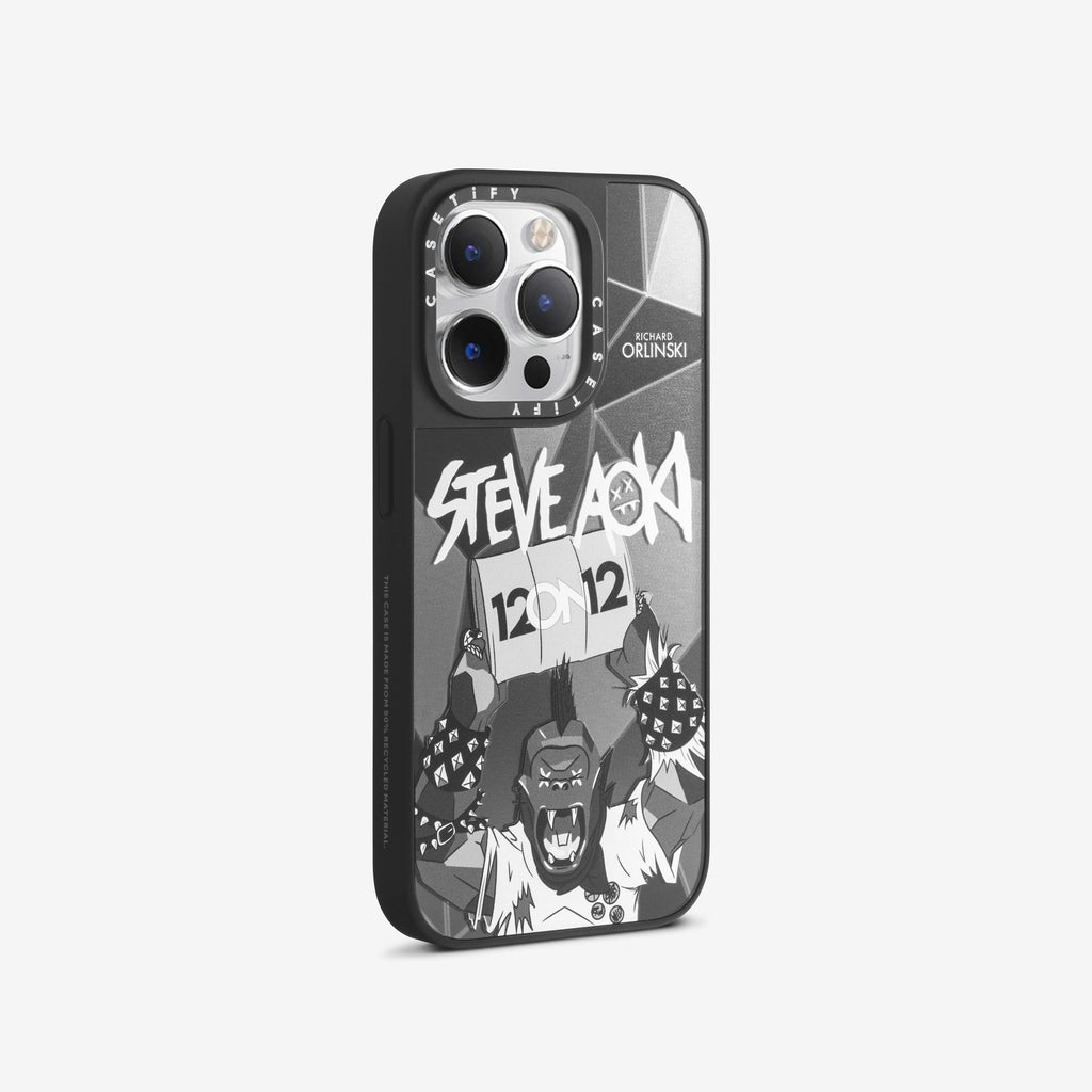 12on12 Steve Aoki x Richard Orlinski Punk Kong iPhone Phone Case by Casetify