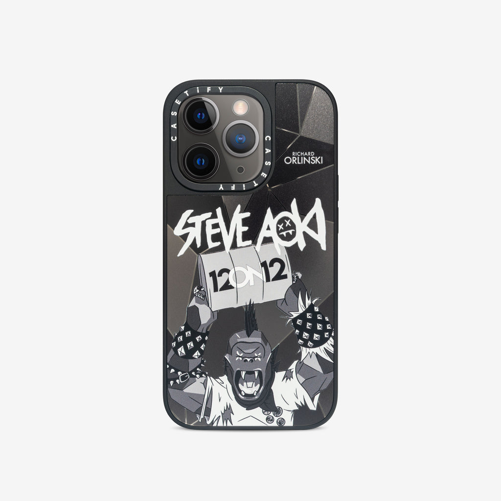 12on12 Steve Aoki x Richard Orlinski Punk Kong iPhone Phone Case by Casetify