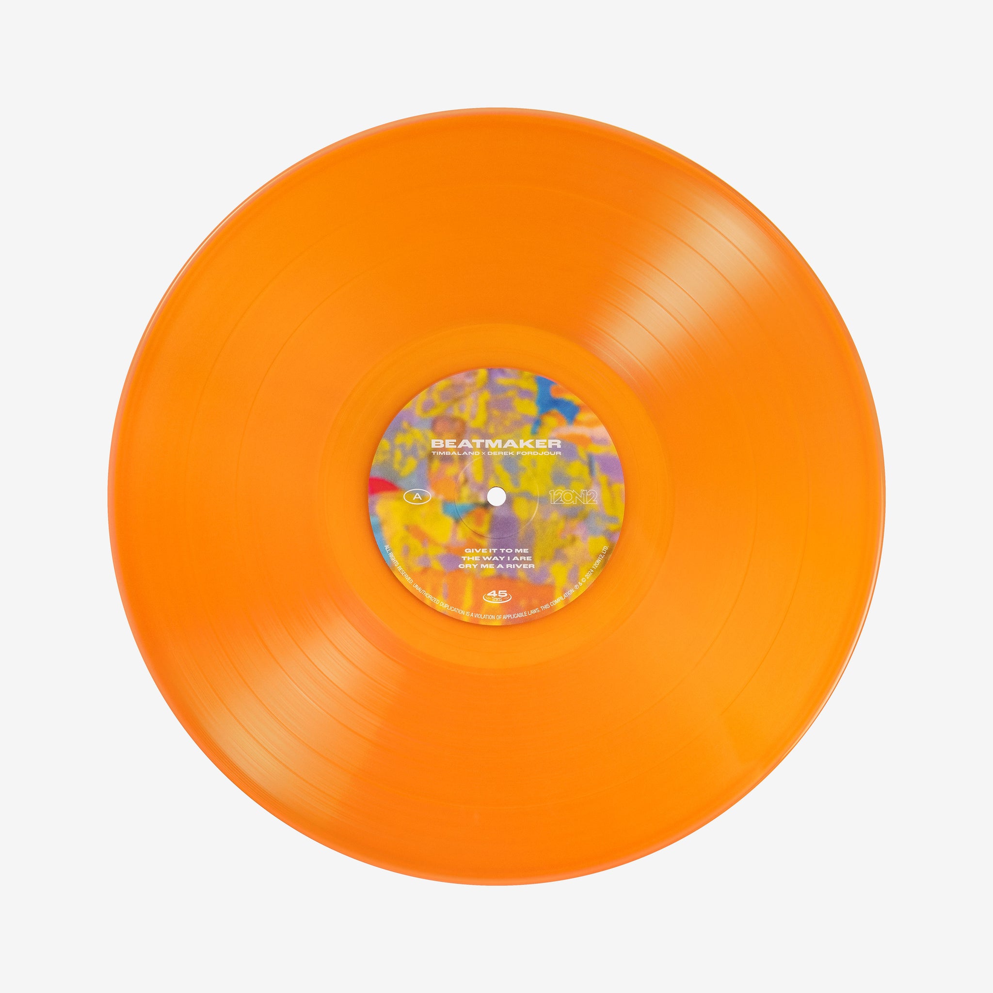 12on12 | [Beatmaker] Timbaland x Derek Fordjour co-signed vinyl record