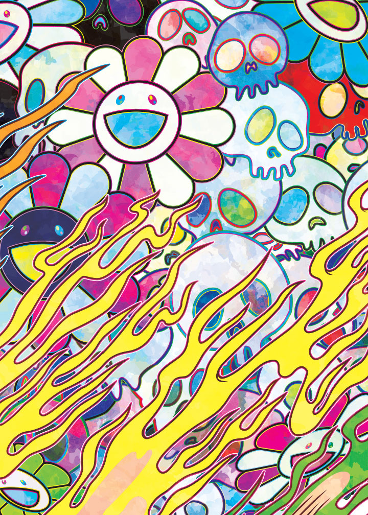Takashi Murakami x ComplexCon Flower Cluster Planche De Takashi Murakami x ComplexCon Flower Cluster Planche De