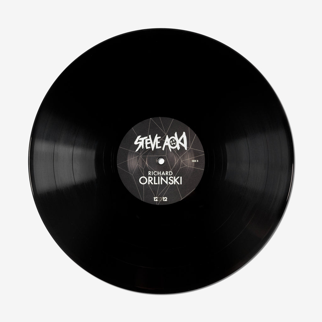 12on12 Steve Aoki x Richard Orlinski Vinyl Record Disc Back