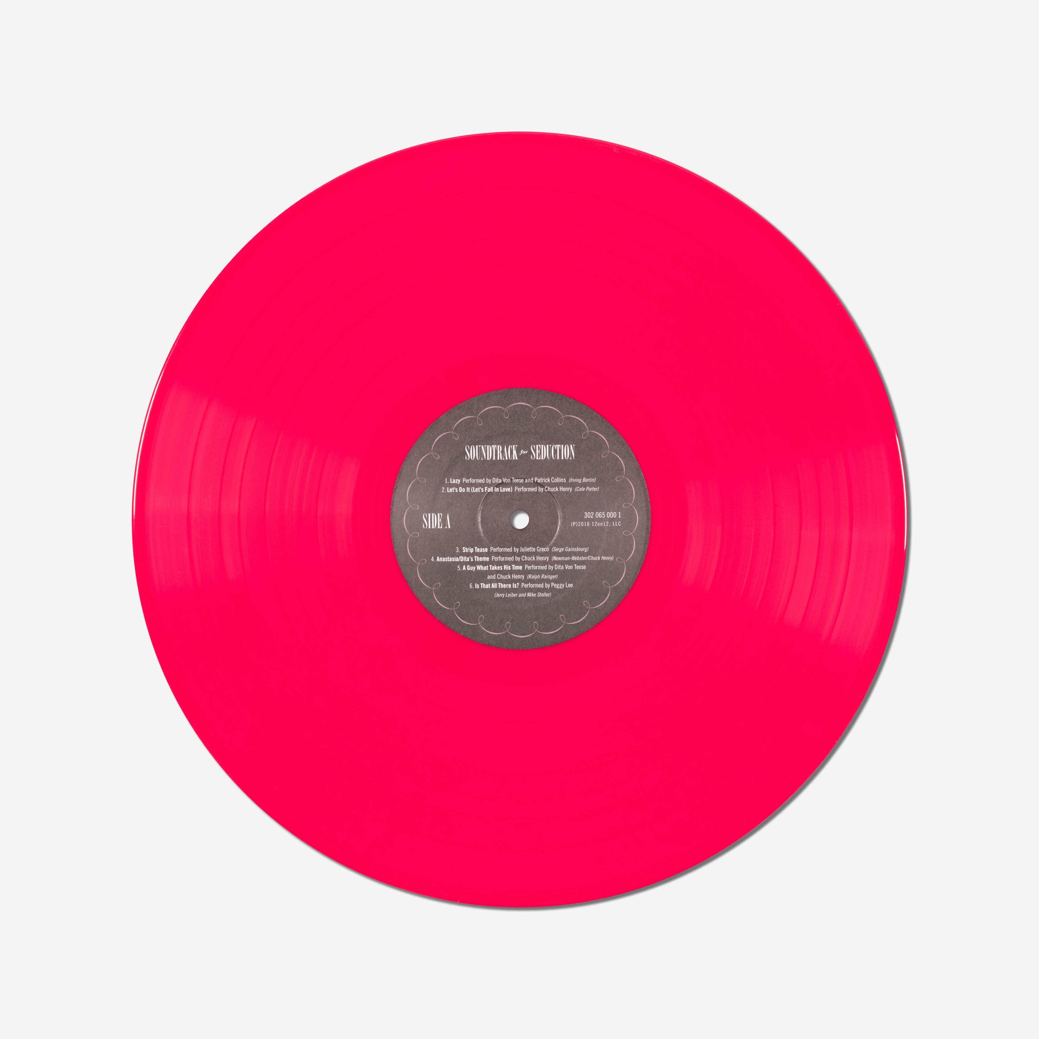 洋楽 Cedric D'vine Simply D'vine indie R&B 12on12 | Dita Von Teese x Soundtrack for Seduction Vinyl Record