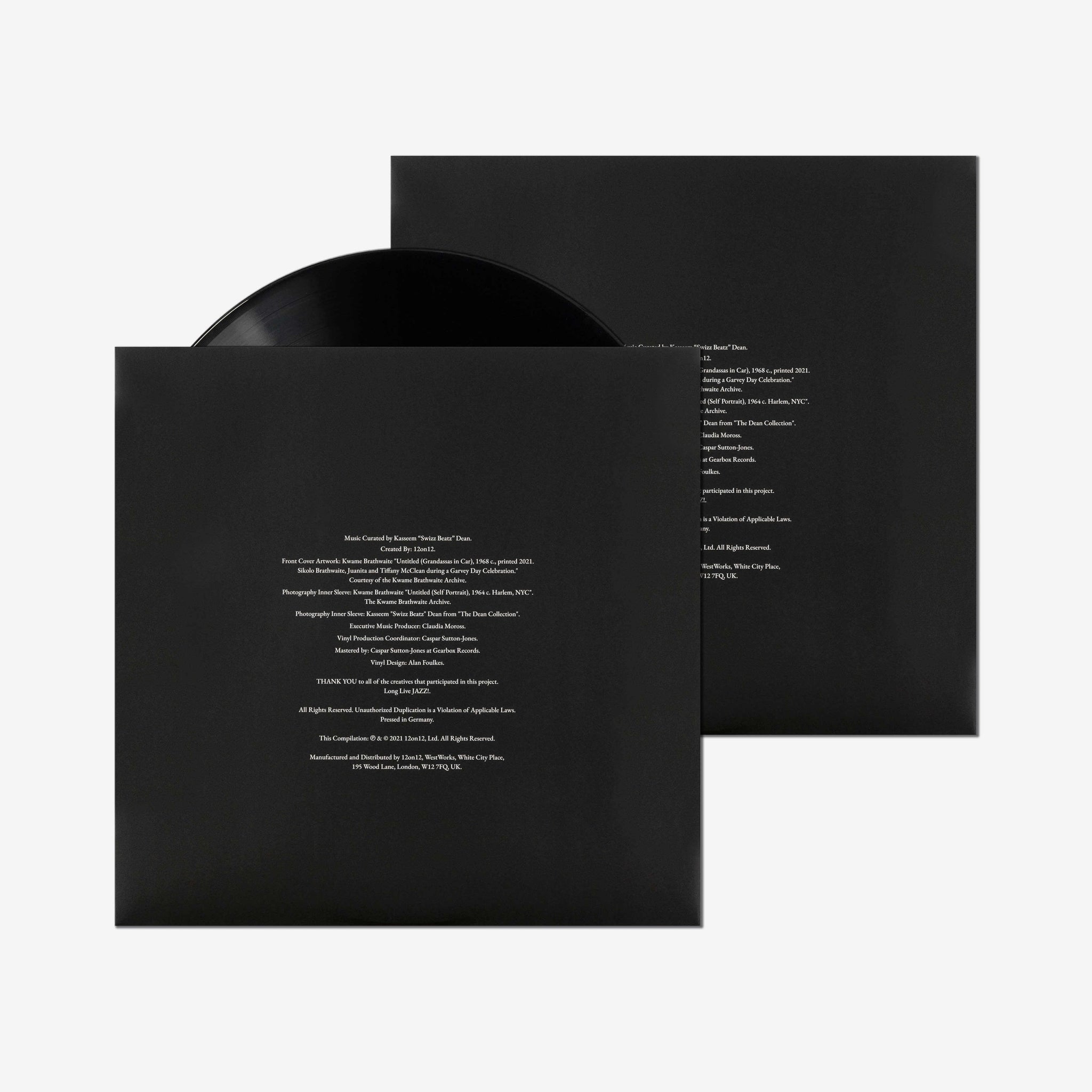 12on12 | Swizz Beatz x Kwame Brathwaite Vinyl Record
